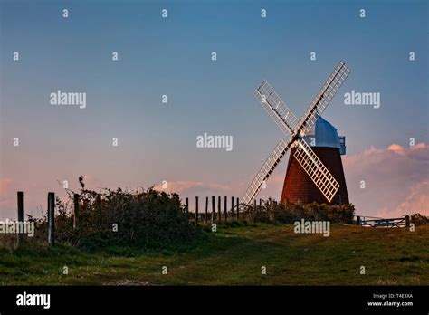 windmill, Halnaker, Sussex, England, United Kingdom, Europe Stock Photo - Alamy