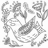 Scandinavian Folk Art Coloring Pages sketch template
