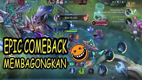 ALPHA MOBILE LEGEND GAMEPLAY‼️ EPIC COMEBACK YG MEMBAGONGKAN - YouTube