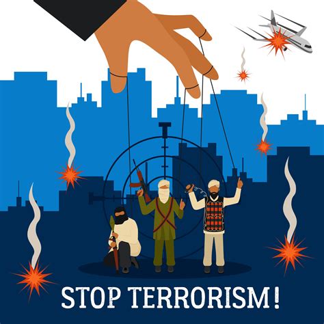 Stop Terrorism Illustration 473333 Vector Art at Vecteezy