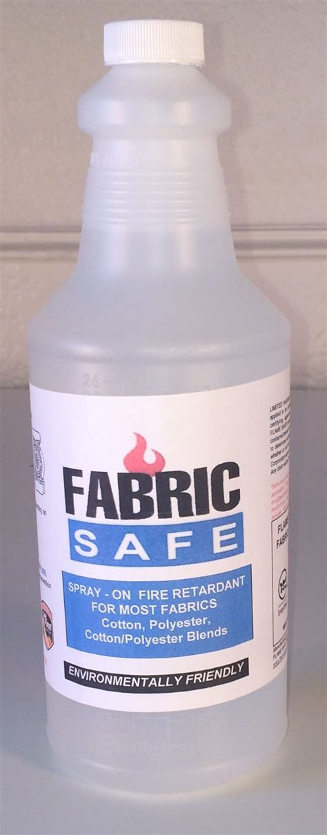 fire retardant spray for fabric, textiles, upholstery, drape, wall coverings