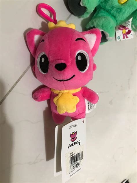 BNWT Pinkfong dinosaur stuff toy and keychain, Toys & Games, Stuffed ...