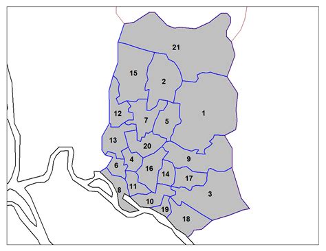 Dhaka Districts • Mapsof.net