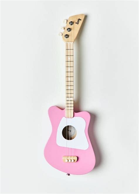 Mini Acoustic Guitar - Pink - Sugarcup Trading