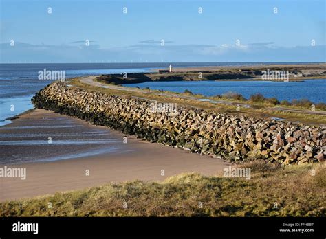 The Outer Barrier. Hodbarrow, Millom, Cumbria, England, United Kingdom, Europe Stock Photo - Alamy