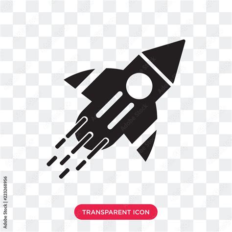 Missile vector icon isolated on transparent background, Missile logo design Stock Vector | Adobe ...