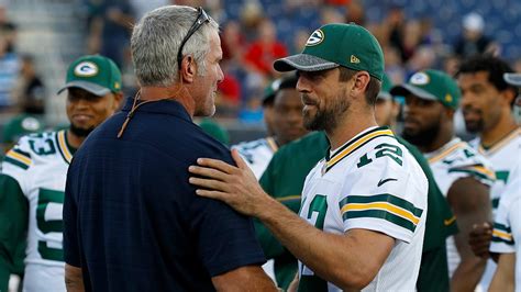 Brett Favre, Aaron Rodgers share veteran outlook