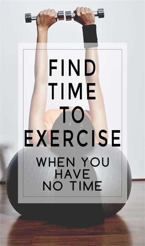 Finding Time To Exercise (When You Have No Time) - Jar Of Lemons