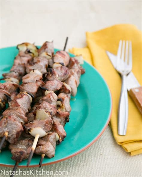 Pork Skewers (Shashlik) Recipe - NatashasKitchen.com