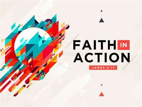 Faith In Action Sermon PowerPoint | Clover Media