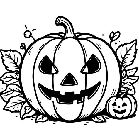 Jack O Lantern for Halloween coloring page - Download, Print or Color Online for Free