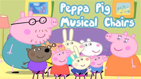 Peppa Pig Musical Chairs - Peppa Pig Party Time Gameplay - YouTube