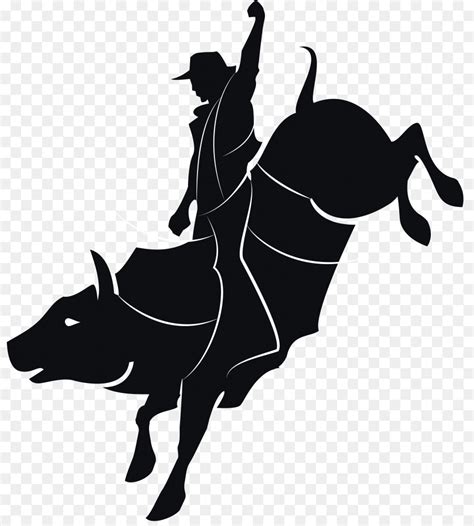 Free Bull Rider Silhouette, Download Free Bull Rider Silhouette png ...