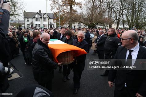 The funeral procession of Shane MacGowan arrives at Saint Mary's of... News Photo - Getty Images