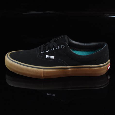 Era Pro Shoes Black, Gum In Stock at The Boardr