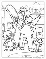 44 Simpsons Coloring Pages Free PDF Printables sketch template
