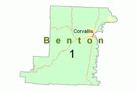 Benton County Oregon Map - Candra Vittoria