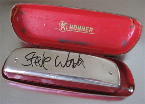 Stevie Wonder: Owned, Used and Hand Signed Hohner Harmonica - Presley ...