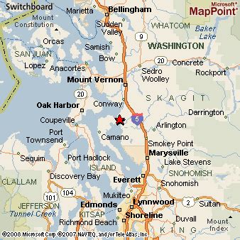 Stanwood, Washington Area Map & More