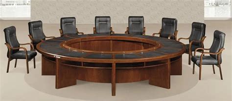 Big Size Modern Round Conference Table In Office Meeting Room - Buy Modern Round Conference ...