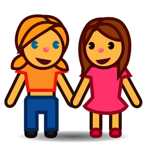 Two Women Holding Hands Emoji for Facebook, Email & SMS | ID#: 12352 | Emoji.co.uk