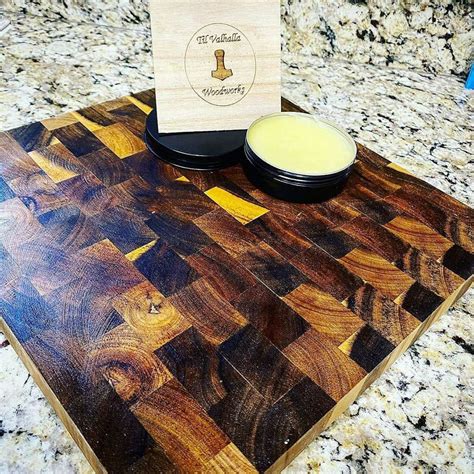 Wood Butter 4 Oz All Natural Wood Butter for Cutting Boards, Butcher ...