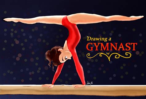 Gymnast Drawing at GetDrawings | Free download