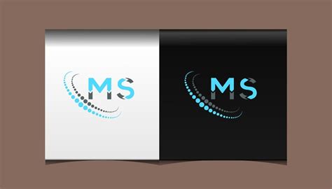 Premium Vector | MS initial modern logo design vector icon template