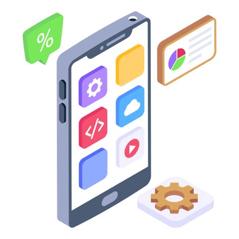 App development Generic Isometric icon