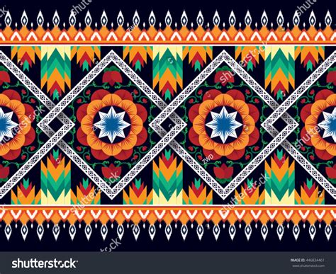 Oriental Ethnic Pattern Traditional Background Design Stock Vector ...