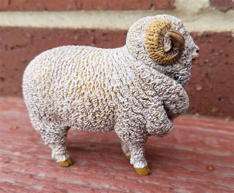 Merino Ram (Farm Life by Papo) – Animal Toy Blog