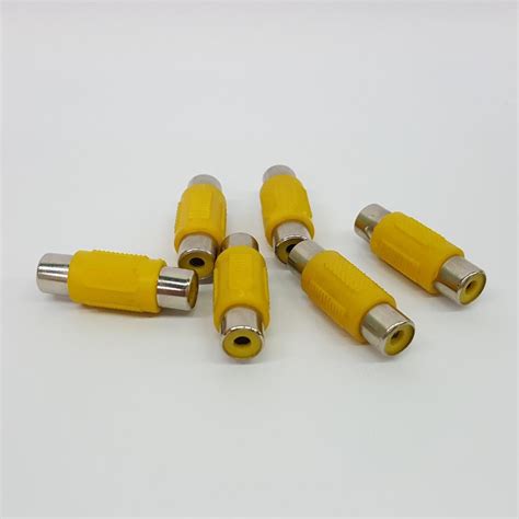 RCA Jack Connector [Female RCA to RCA Plug Connector], Furniture & Home ...