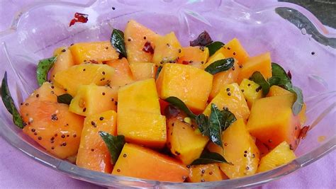 Papaya Fruit Salad Recipe ( If you don't like eat directly then you can ... | Salad recipes ...