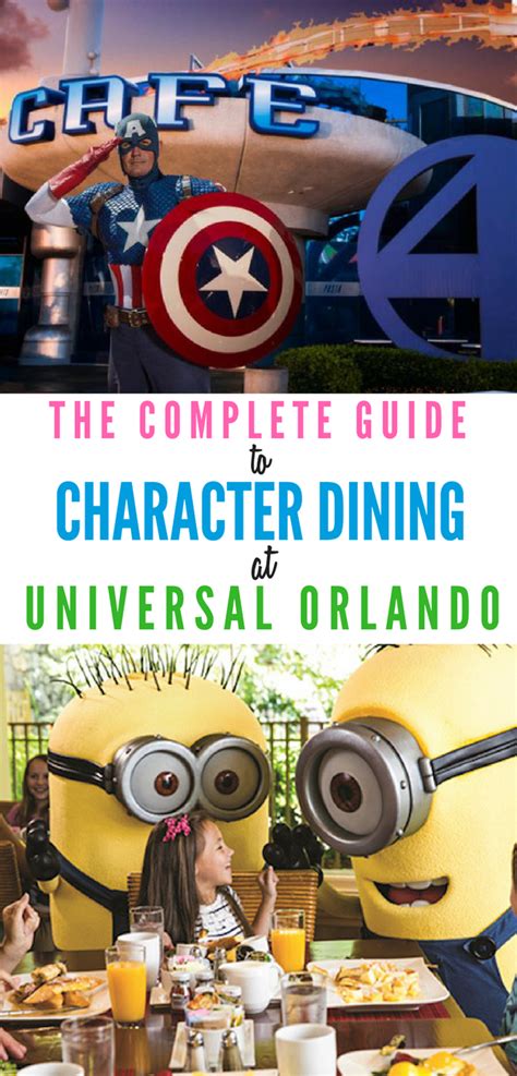 The Complete Guide to Universal Orlando Character Dining | Universal ...