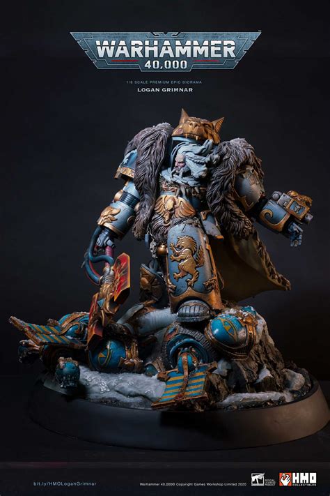 Warhammer 40,000: Logan Grimnar Statue - Spec Fiction Shop