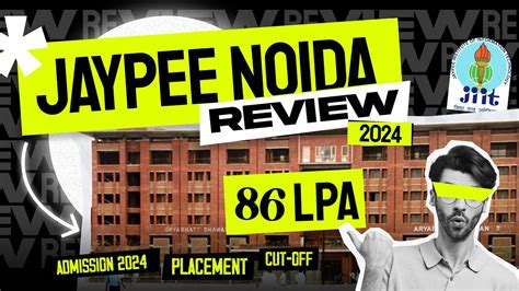 JAYPEE Noida Admission 2024 : CSE at Low Rank 😀| Cutoff, Placement, Ranking - YouTube