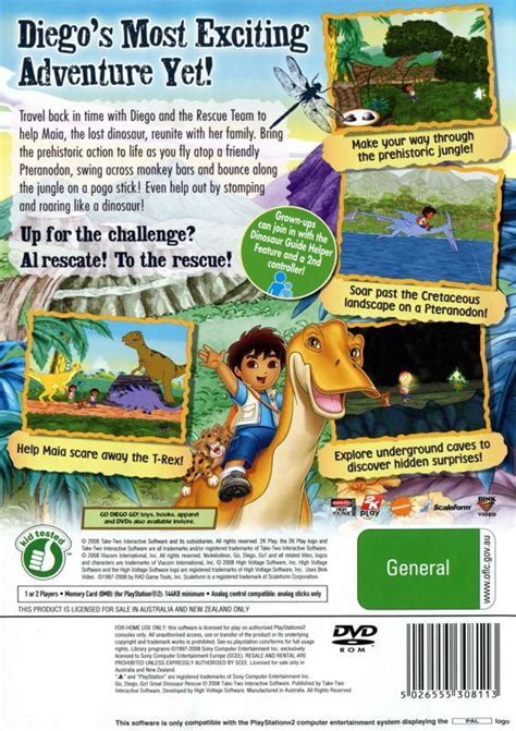 Go, Diego, Go! Great Dinosaur Rescue Box Shot for PlayStation 2 - GameFAQs