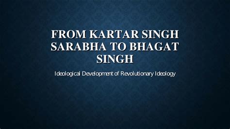 (PDF) Kartar Singh Sarabha to Bhagat Singh