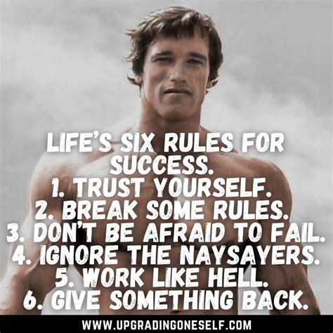 Arnold Schwarzenegger quotes (5) - Upgrading Oneself