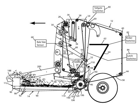 New Holland Round Baler Parts Diagram