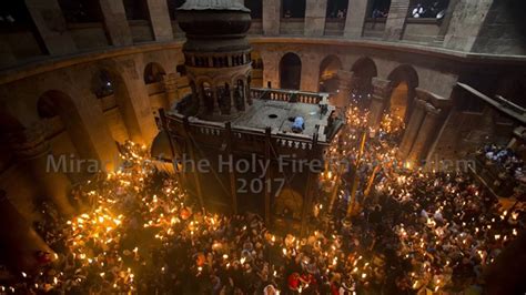 Miracle of the Holy Fire in Jerusalem 2017 - YouTube