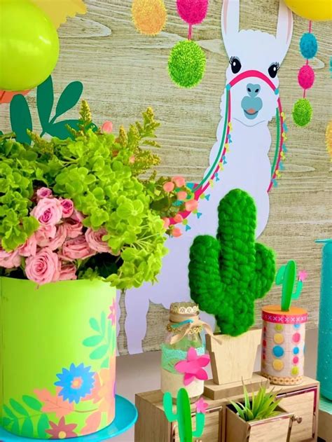 Colorful Llamas Birthday Party Ideas