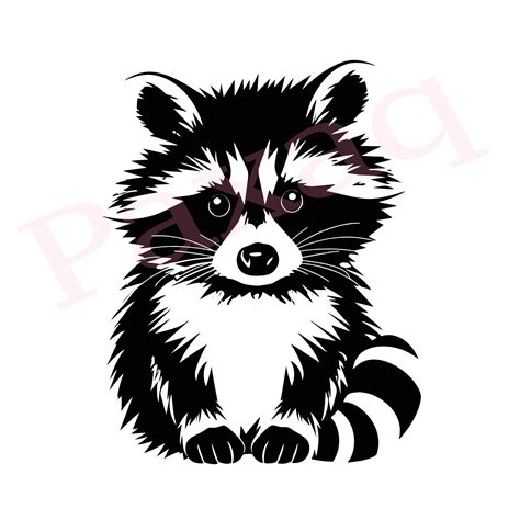 Raccoon Drawing, Raccoon Art, Cute Raccoon, Fallen Soldier Cross, Vector Graphics, Vector File ...