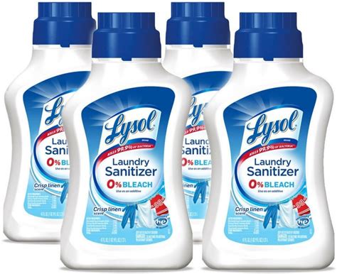 Amazon.com: LYSOL Laundry Sanitizer, Crisp Linen 41 oz (4 Pack ...