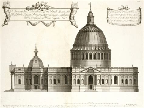 St Paul's Cathedral, London: south elevation of the Great Model | Works of Art | RA Collection ...