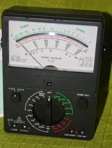 Least Significant Bits: Micronta 22-214 Multitester (multimeter) User Manual / schematic