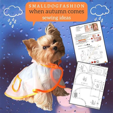 Dog Raincoat with Hood Sewing Pattern Waterproof dog coat | Etsy | Waterproof dog coats, Dog ...