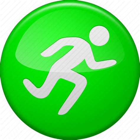 Activity, go, run, running, sport, start button, training icon