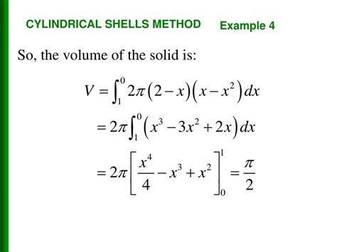 PPT - 6.3 Volumes by Cylindrical Shells PowerPoint Presentation, free download - ID:6524593