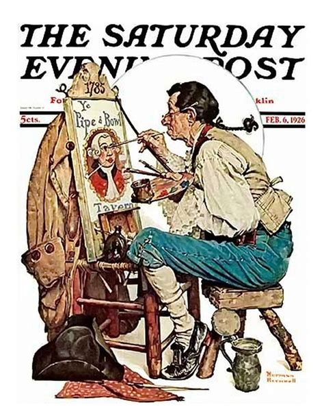 The Posts' first full-color cover (1926) Rockwell | Saturday evening post covers, Norman ...